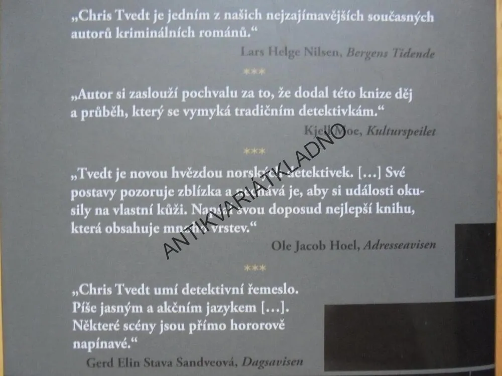 PRACH JSI A V PRACH SE OBRÁTÍŠ, CHRIS TVEDT, **an