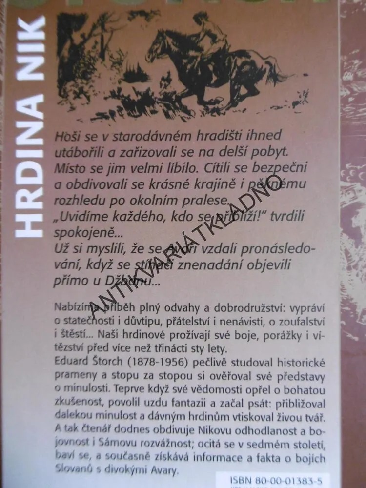 HRDINA NIK, EDUARD ŠTORCH, 2004, **an