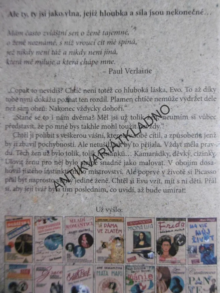 MADAME PICASSO, ANNE GIRARDOVÁ
