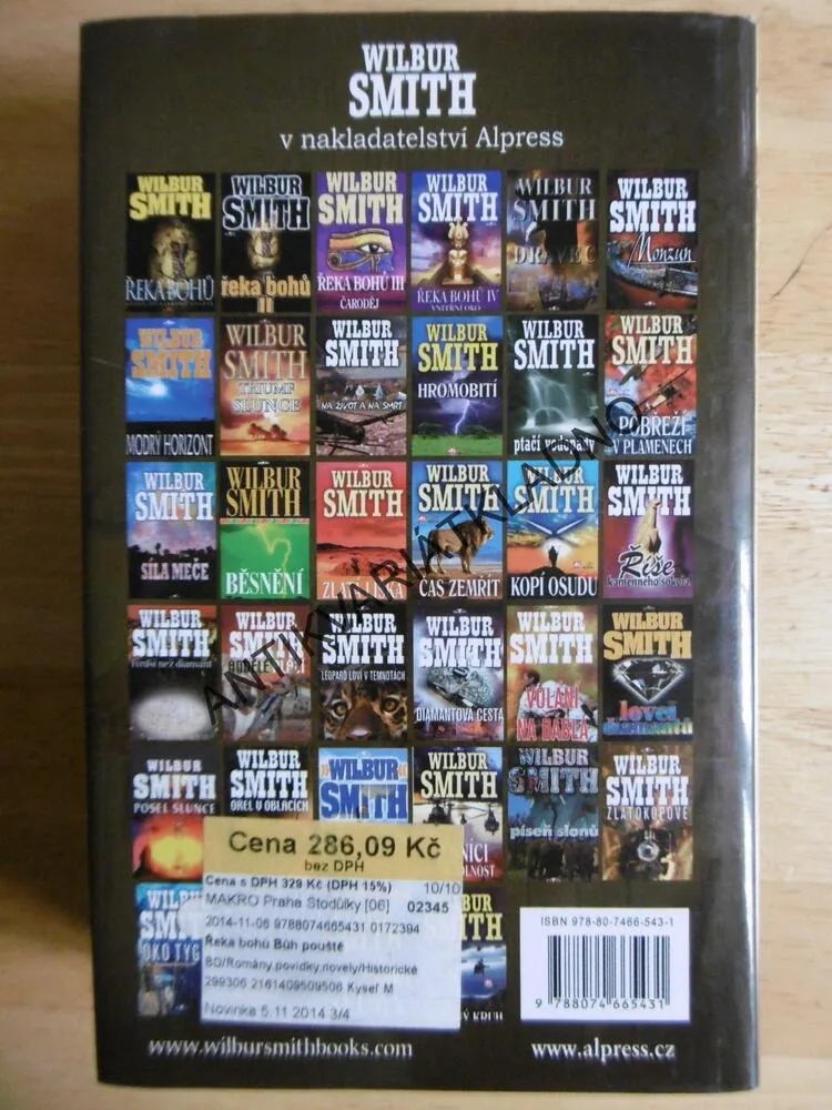 ŘEKA BOHŮ 5., BŮH POUŠTĚ, WILBUR SMITH, **an