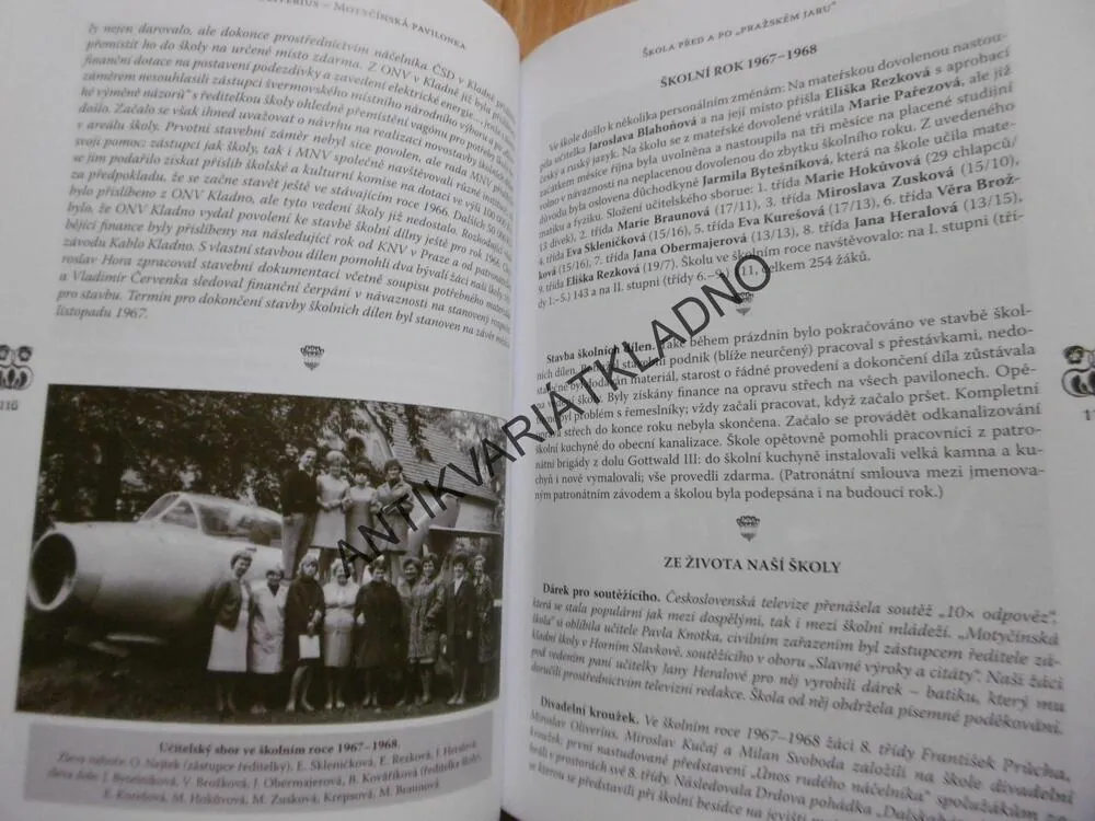 MOTYČÍNSKÁ PAVILONKA, MIROSLAV OLIVIERUS - AUTOGRAM, KLADNO MOTYČÍN