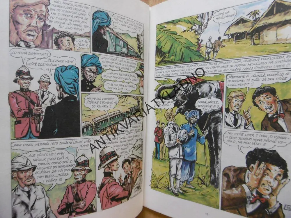 CESTA KOLEM SVĚTA ZA 80 DNÍ, MAGAZÍN KOMETY, KOMETA , KOMIKS