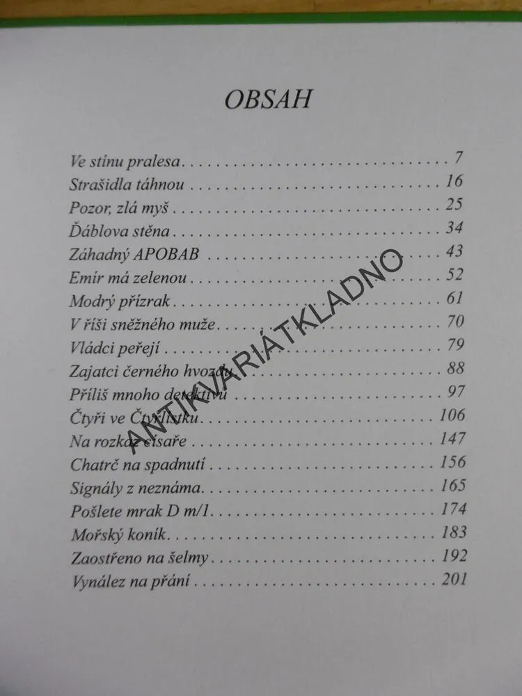 PROSLULÉ PŘÍBĚHY ČTYŘLÍSTKŮ, 1974-1976, ŠTÍPLOVÁ, NĚMEČEK, **an