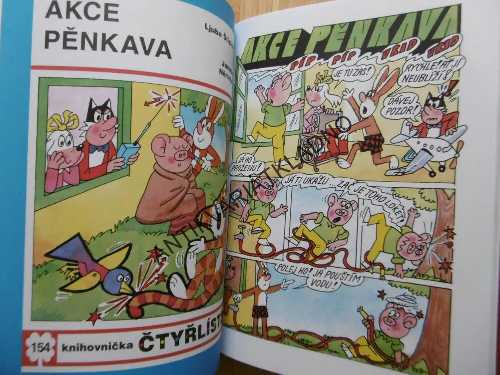 NÁDHERNÉ PŘÍBĚHY ČTYŘLÍSTKŮ 8. VELKÁ KNIHA, 1987-1989, ŠTÍPLOVÁ, NĚMEČEK