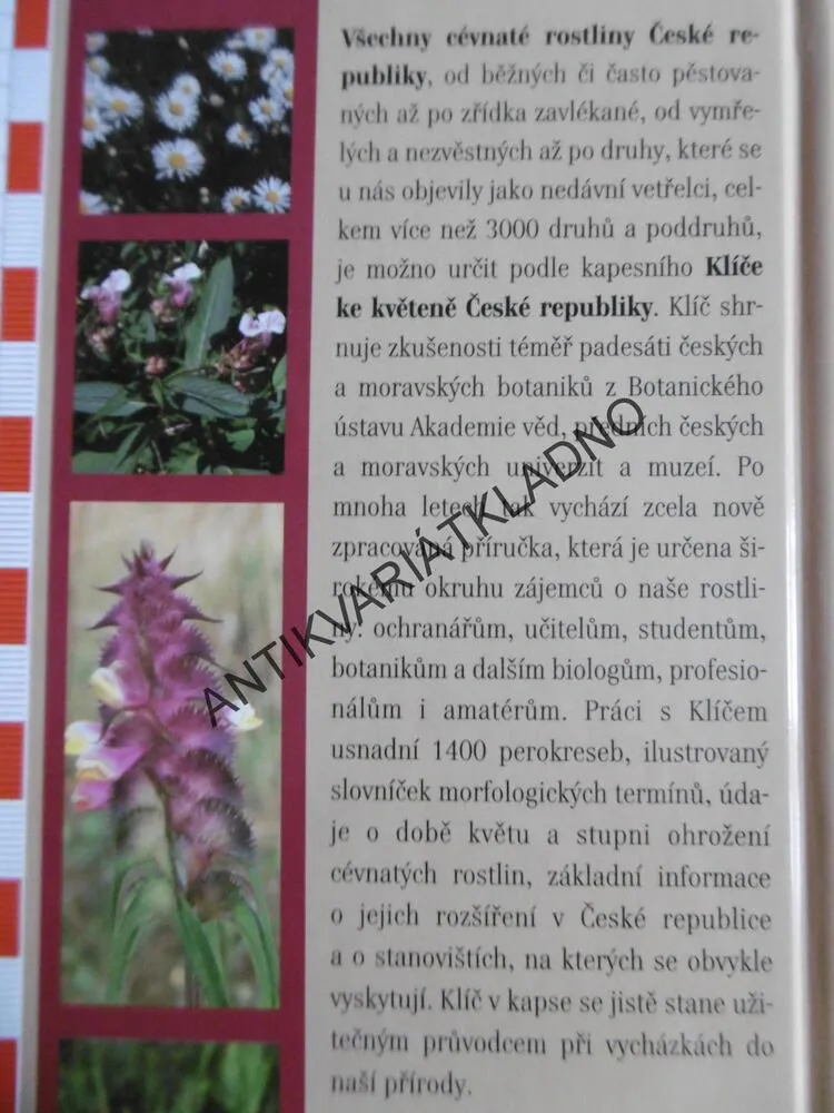 KLÍČ KE KVĚTENĚ ČESKÉ REPUBLIKY,KVĚTINY, ROSTLINY, **an