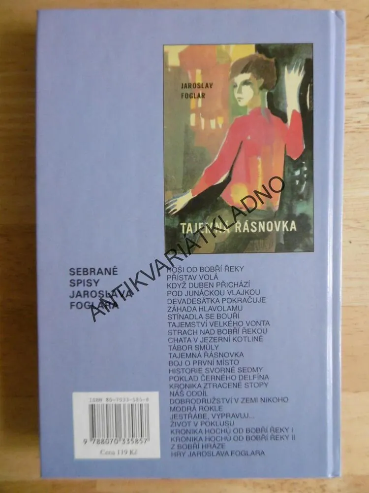 TAJEMNÁ ŘÁSNOVKA, JAROSLAV FOGLAR, MARKO ČERMÁK, **an