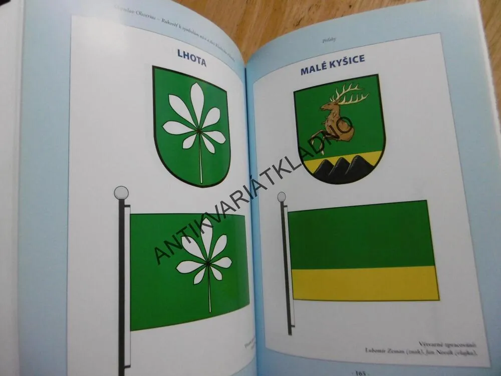 RUKOVĚŤ K SYMBOLŮM MĚST A OBCÍ KLADENSKA A SLÁNSKA, MIROSLAV OLIVIERUS, **an