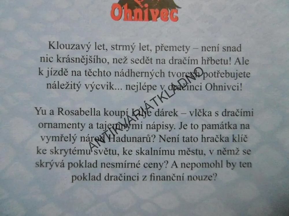 POKLAD SKALNÍHO MĚSTA, DRAČINEC OHNIVEC, MEISTER, **an