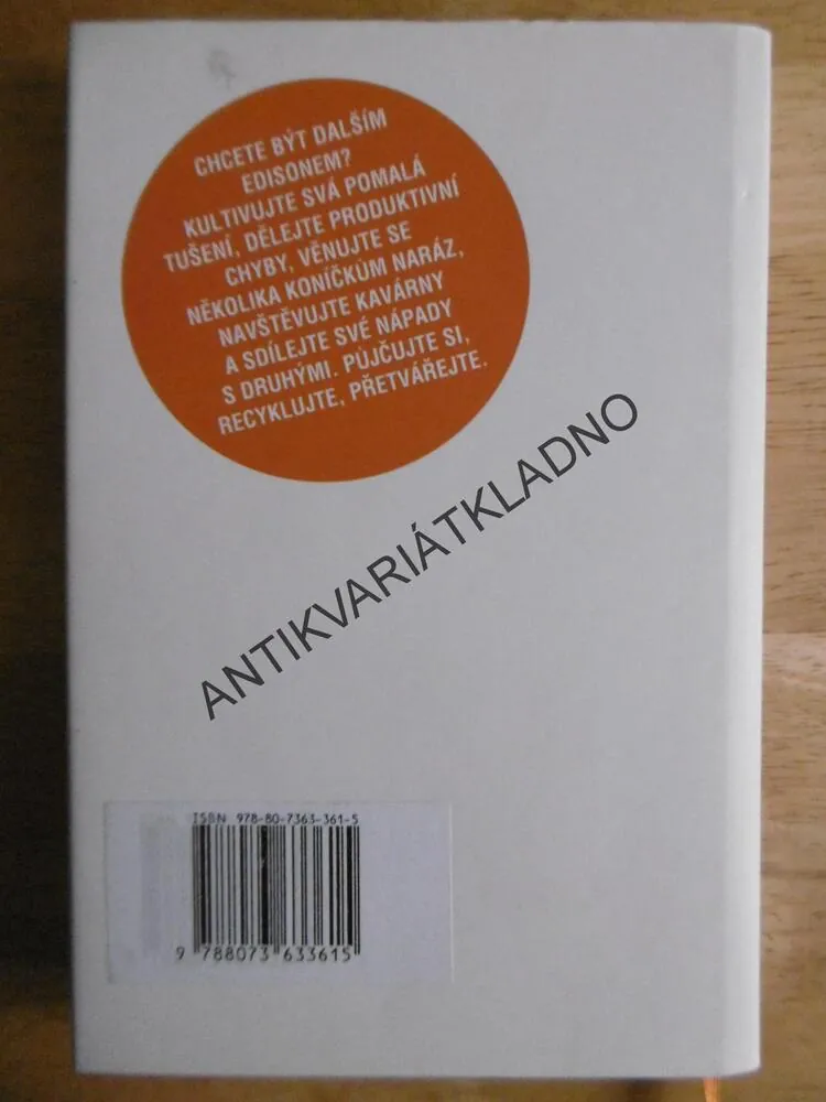 ODKUD SE BEROU DOBRÉ NÁPADY, STEVEN JOHNSON, 