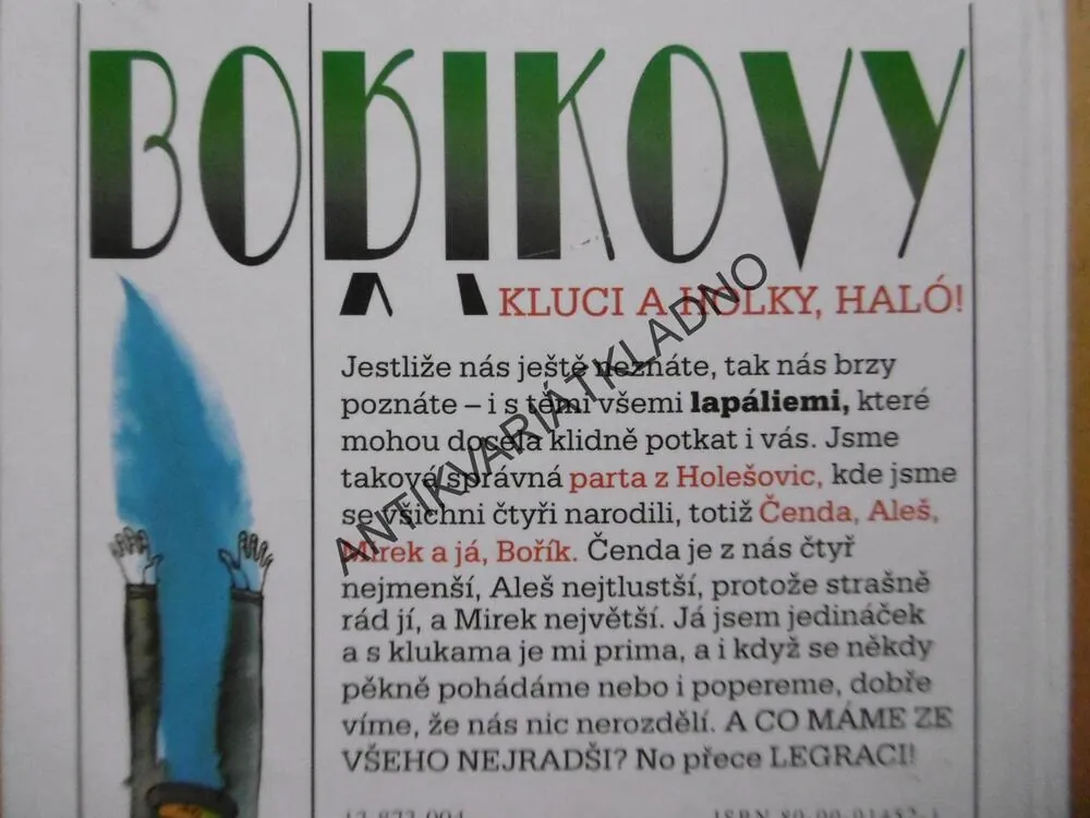 BOŘÍKOVY LAPÁLIE, VOJTĚCH STEKLAČ, ADOLF BORN, **an