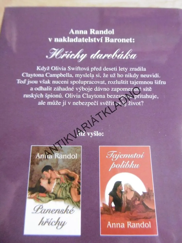 HŘÍCHY DAREBÁKA, ANNA RANDOL, **an