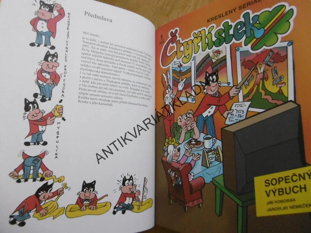 SENZAČNÍ PŘÍBĚHY ČTYŘLÍSTKŮ 18. VELKÁ KNIHA, 2002, ŠTÍPLOVÁ, NĚMEČEK, **an