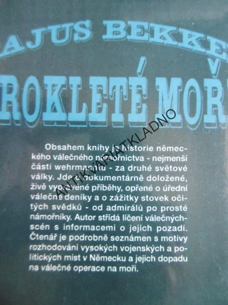 PROKLETÉ MOŘE, CAJUS MEKKER, **an