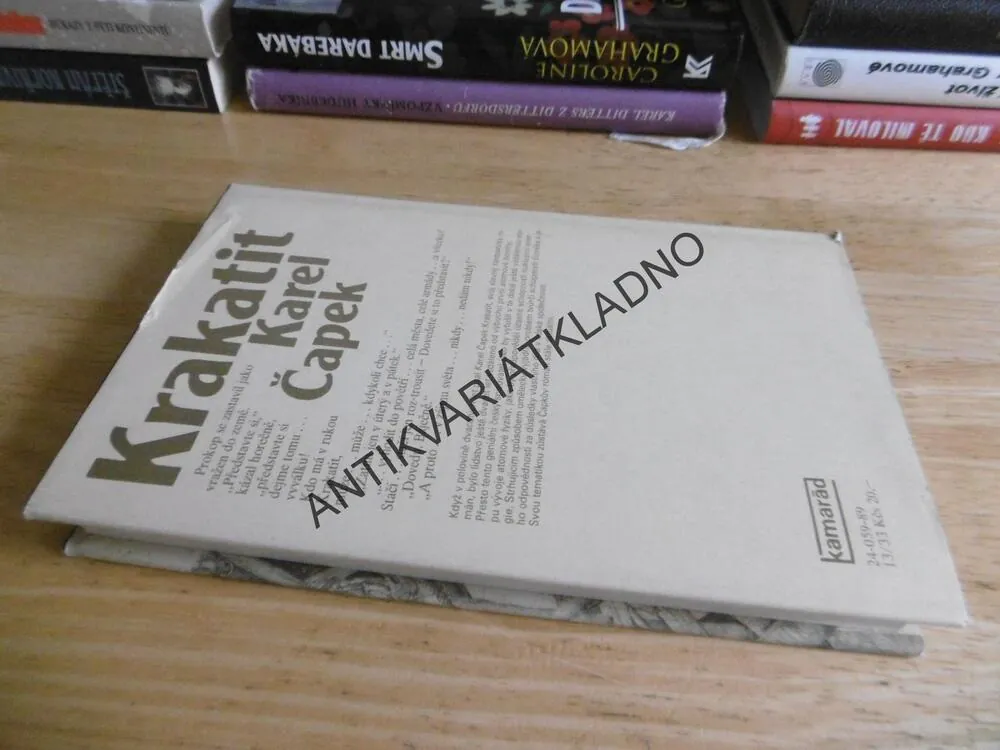 KRAKATIT, KAREL ČAPEK, 1989
