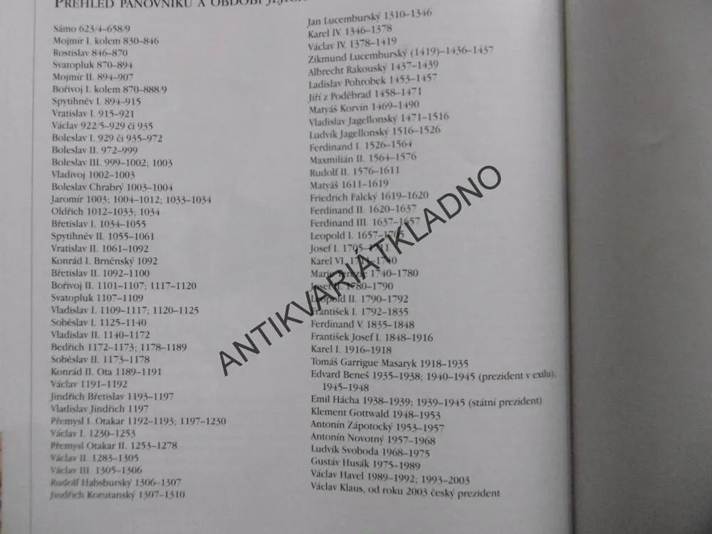 PANOVNÍCI ČESKÝCH ZEMÍ, ČORNEJ, **an