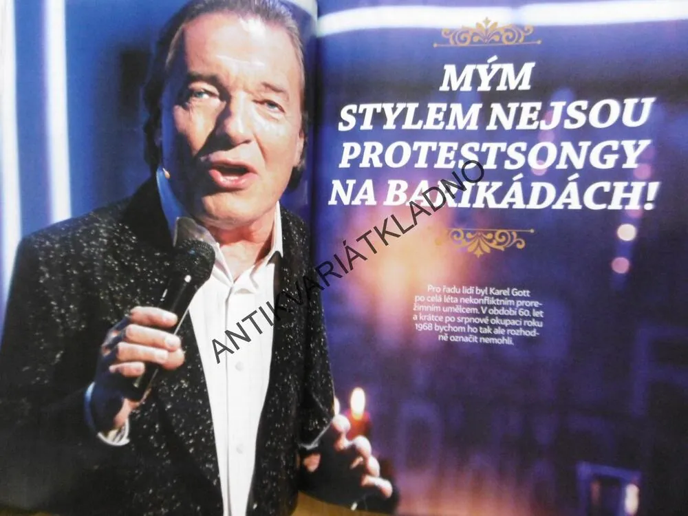 BOŽSKÝ KAREL GOTT, SRDCE NEHASNOU, LEGENDY NEKONČÍ