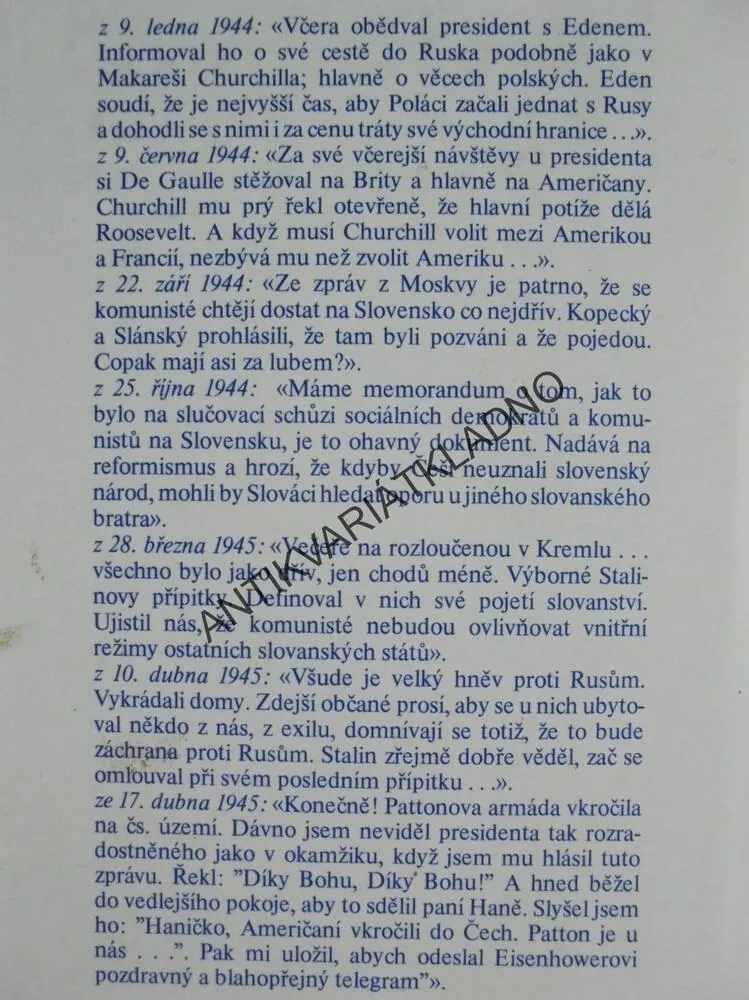 PRESIDENTŮV SEKRETÁŘ VYPOVÍDÁ 1.,TÁBORSKÝ, KONFRONTACE