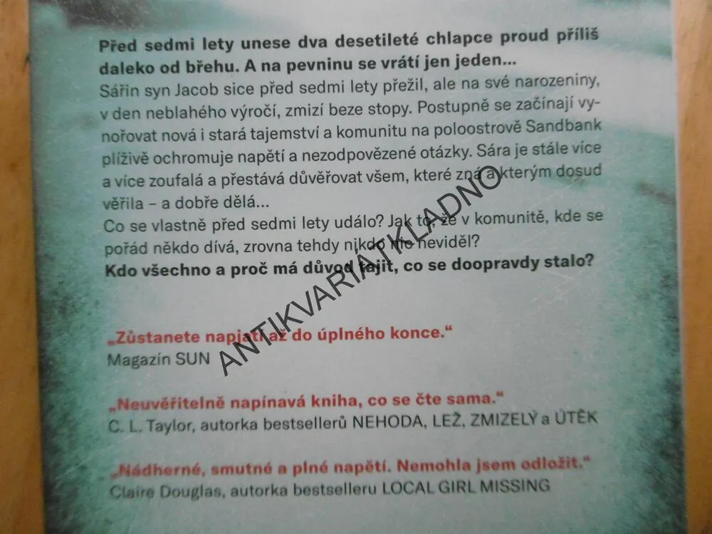 STÍNY NAD ZÁLIVEM, LUCY CLARKEOVÁ, PSYCHOTHRILLER, 