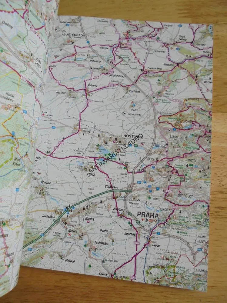 OUTDOOR, PRŮVODCE, KŘIVOKLÁTSKO, ČESKÝ KRAS, CYKLISTIKA, TURISTIKA, **an