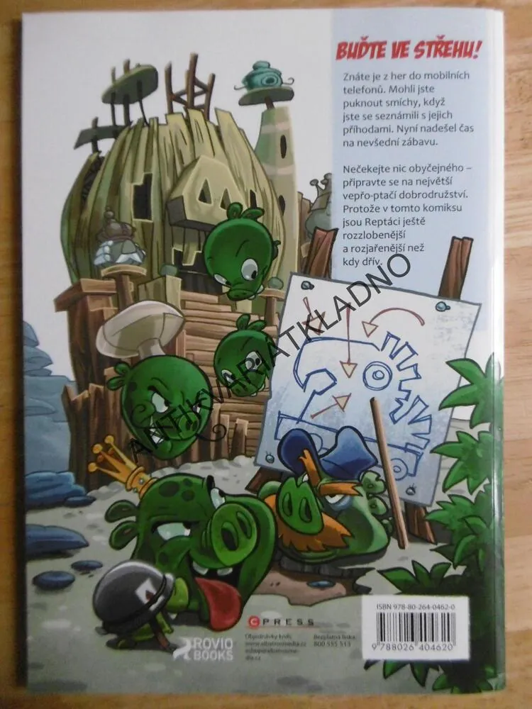 ANGRY BIRDS, NÁVNADA, KOMIKS, **an