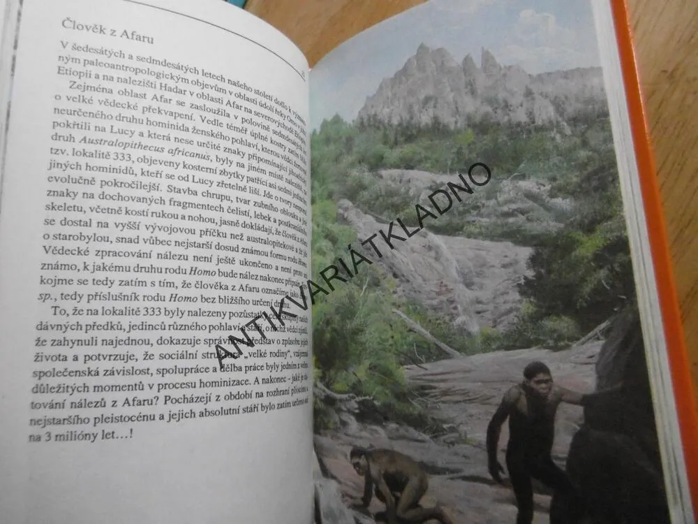 PRAVĚKÝ ČLOVĚK, V. MAZÁK, ZDENĚK BURIAN, 1992, **an