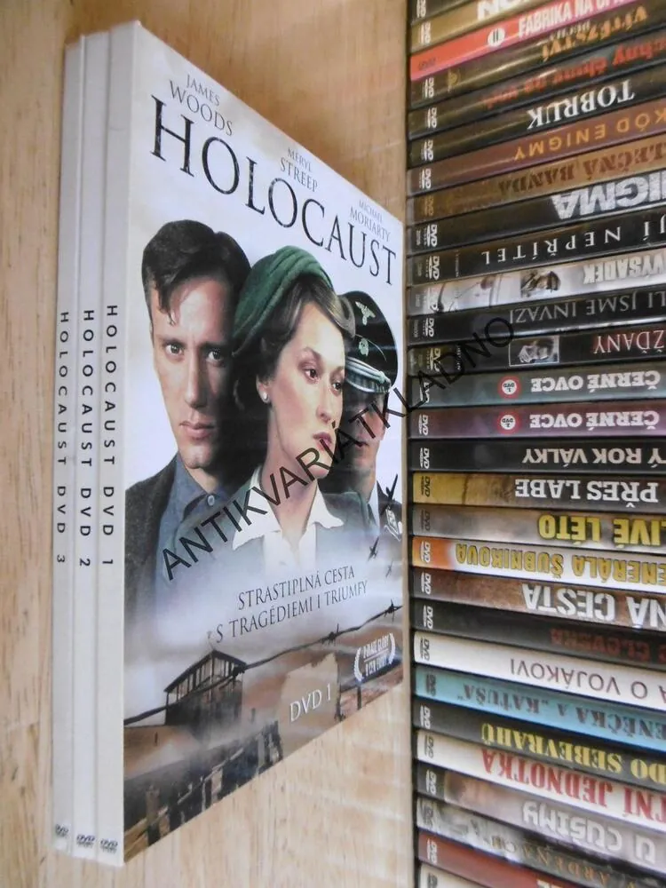 HOLOCAUST, 1-3,JAMES WOODS, MERYL STREEP, MORIARTY, DVD FILM