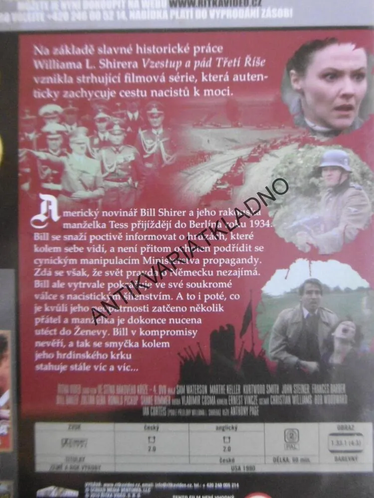 VE STÍNU HÁKOVÉHO KŘÍŽE, 1-4, DVD FILM