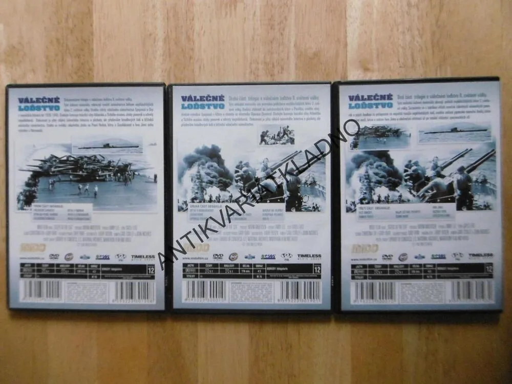 TYGŘI OCEÁNŮ 1-3, DVD FILM DOKUMENT