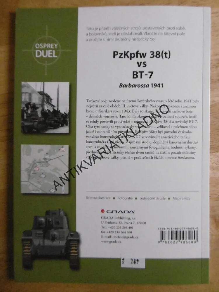PZKPFW 38(T) VS BT-7, BARBAROSSA 1941, ZALOGA