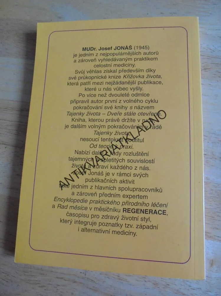 TAJENKY ŽIVOTA, JOSEF JONÁŠ,