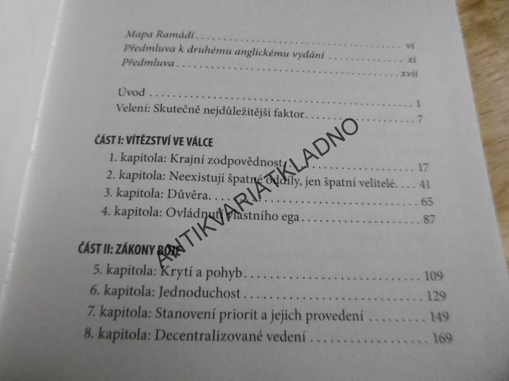 KRAJNÍ ODPOVĚDNOST, VELENÍ A VÍTĚZSTVÍ V SEAL ELITNÍCH JEDNOTKÁCH AMERICKÉHO NÁMOŘNICTVA, WILLINK, BABIN