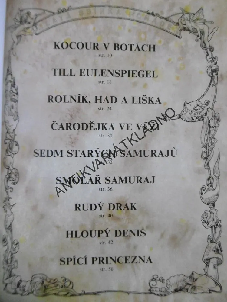 KOCOUR V BOTÁCH A JINÉ POHÁDKY, ZLATÁ SBÍRKA POHÁDEK, **an