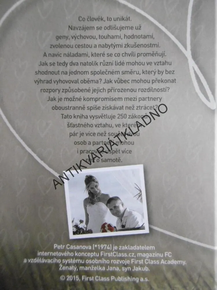 250 ZÁKONŮ LÁSKY, PETR CASANOVA