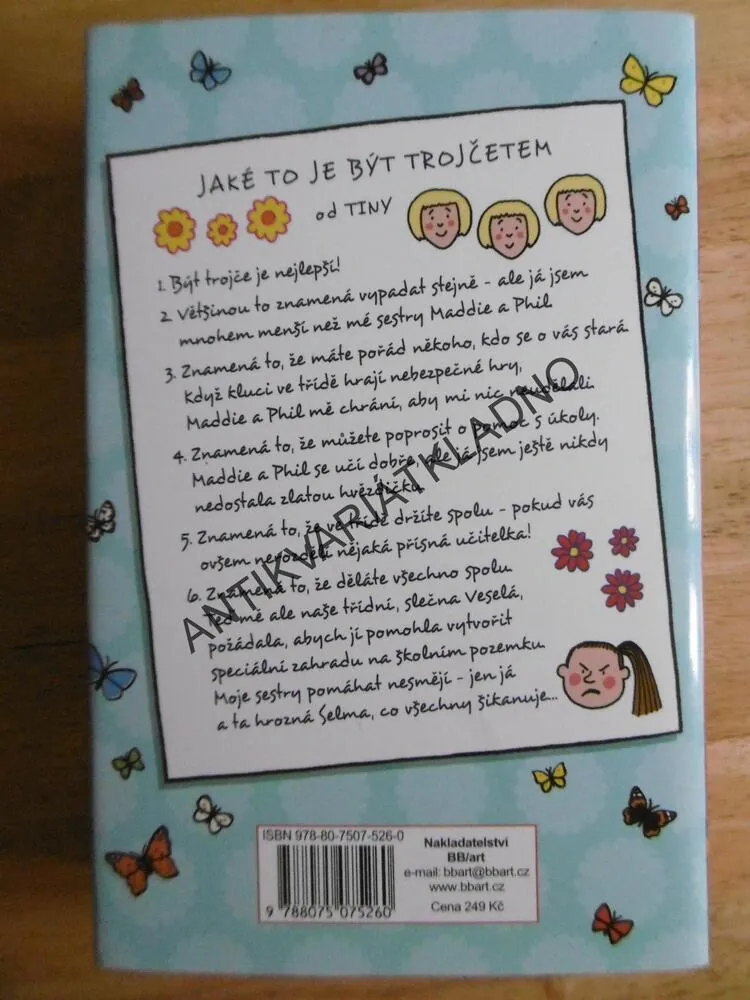 MOTÝLÍ KLUB, JACQUELINE WILSONOVÁ, **an