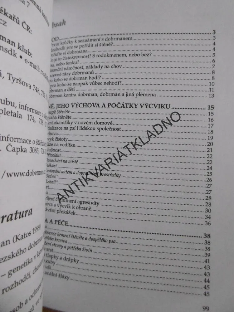 DOBRMAN, IVA LUPEČKOVÁ, CHOVÁME PSY, **an