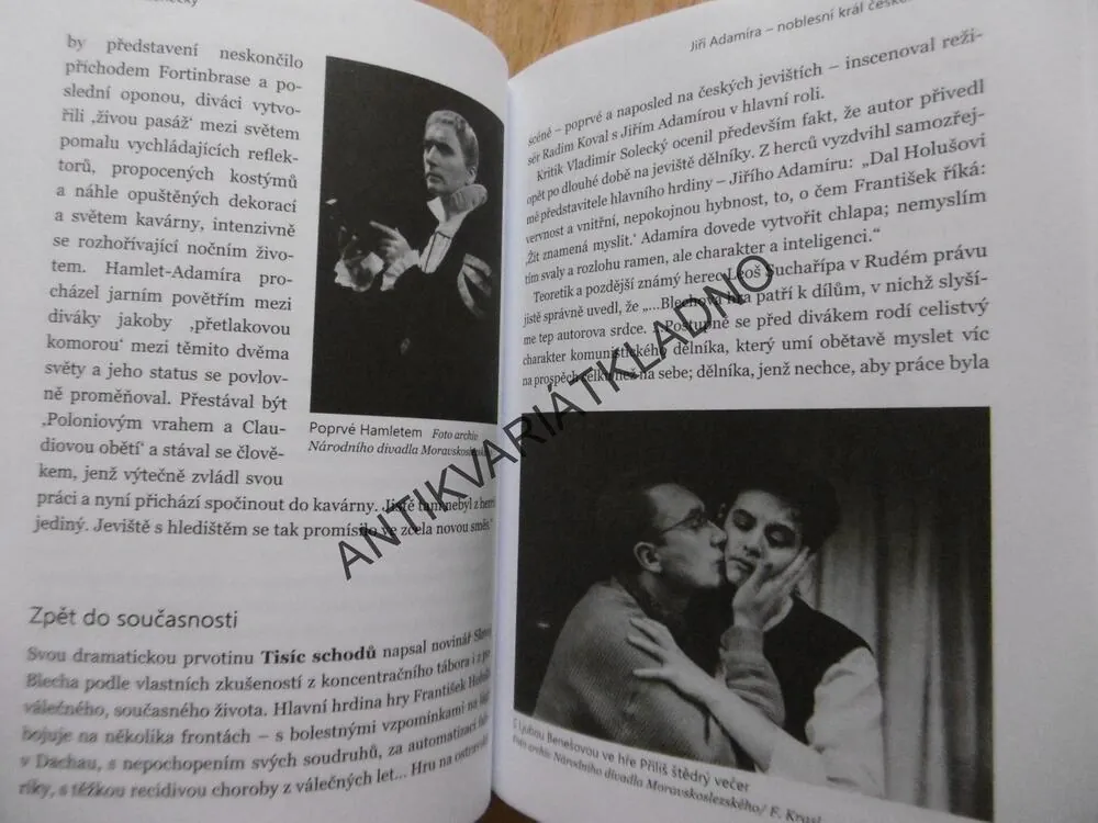 JIŘÍ ADAMÍRA, NOBLESNÍ KRÁL ČESKÉHO JEVIŠTĚ, JAROSLAV KŘÍŽENECKÝ, **an