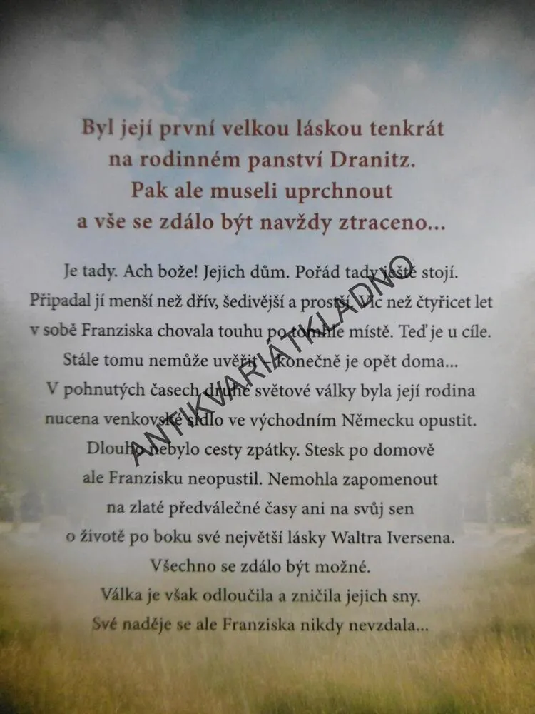 VENKOVSKÉ SÍDLO, ANNE JACOBSOVÁ, ZLATÉ ČASY, PANSKÝ DŮM, **an