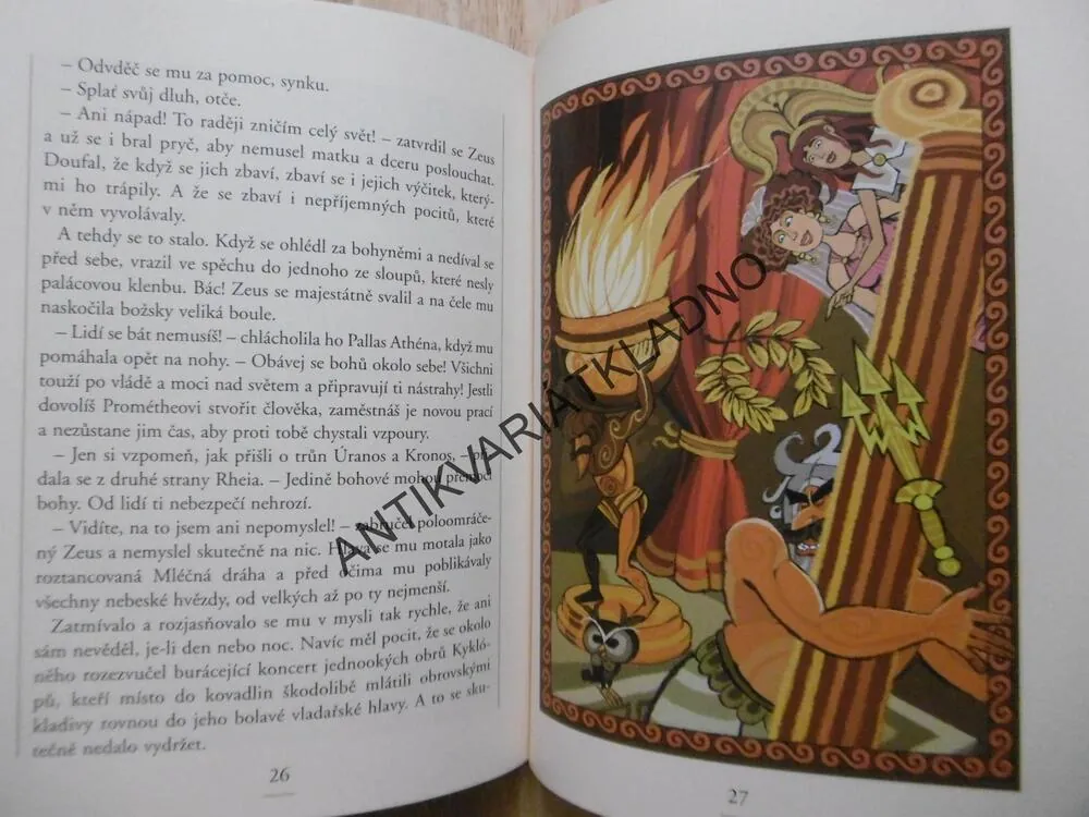 ŘECKÉ BÁJE, PROMÉTHEUS A STVOŘENÍ ČLOVĚKA, JAROSLAV NIŇAJ, **an