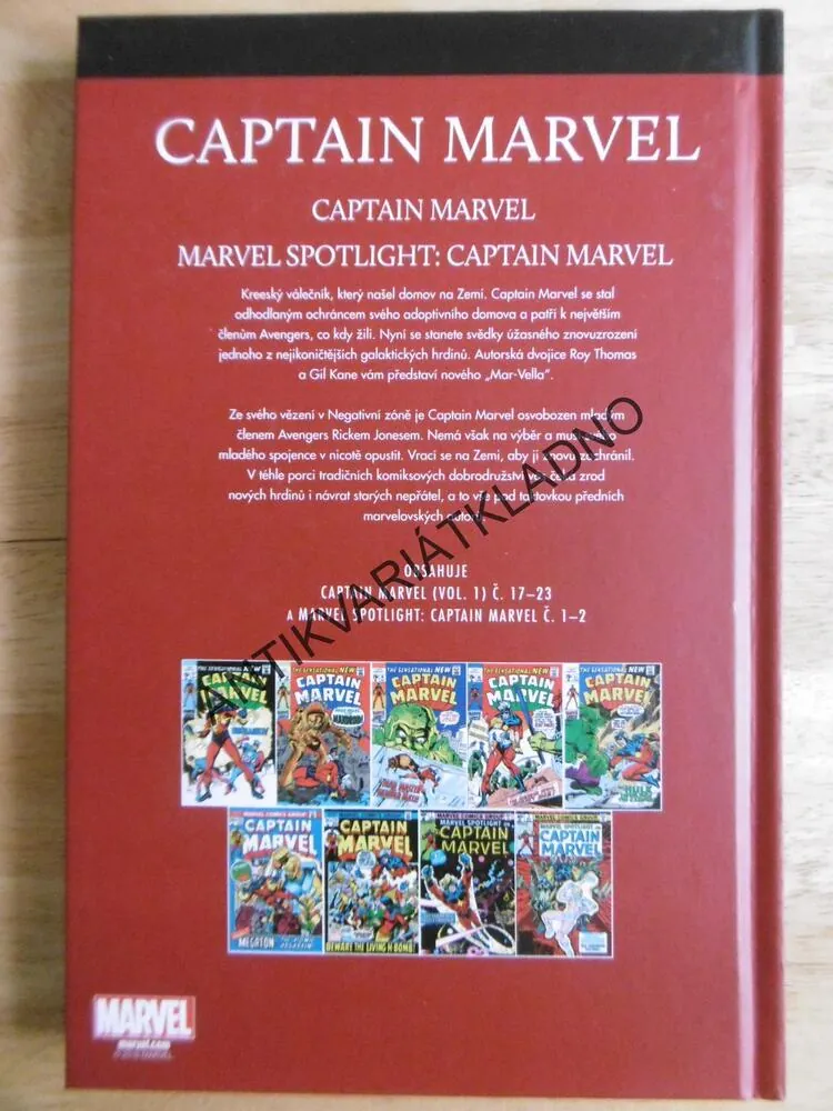 CAPTAIN MARVEL, KAPITÁN, KOMIKS MARVEL 10., **an