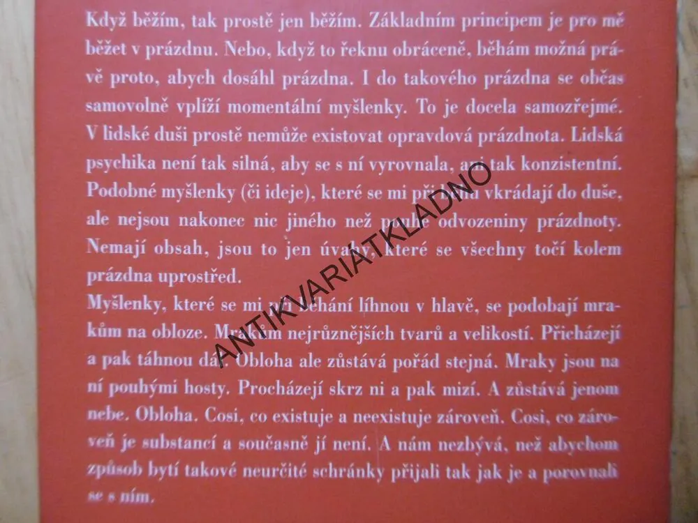 O ČEM MLUVÍM, KDYŽ MLUVÍM O BĚHÁNÍ, HARUKI MURAKAMI,