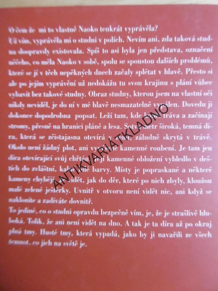 NORSKÉ DŘEVO, HARUKI MURAKAMI, **an