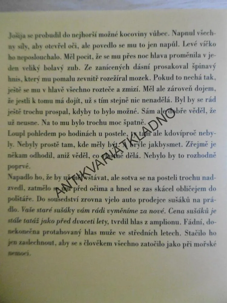 PO OTŘESECH, HARUKI MURAKAMI, **an