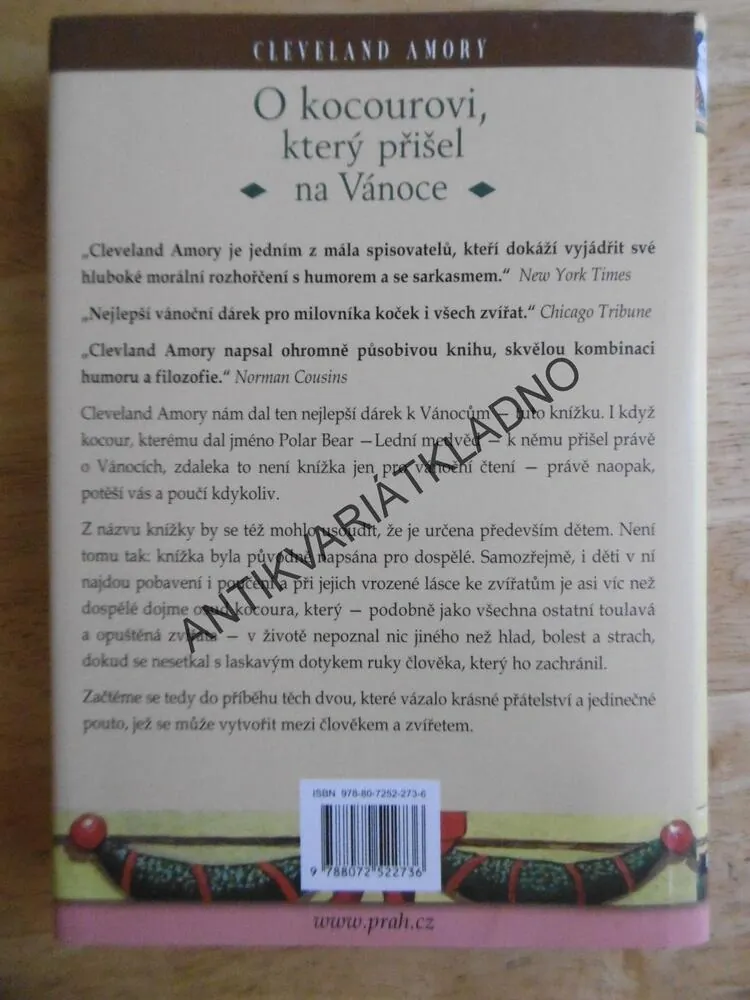O KOCOUROVI, KTERÝ PŘIŠEL NA VÁNOCE, CLEVELAND AMORY, **an