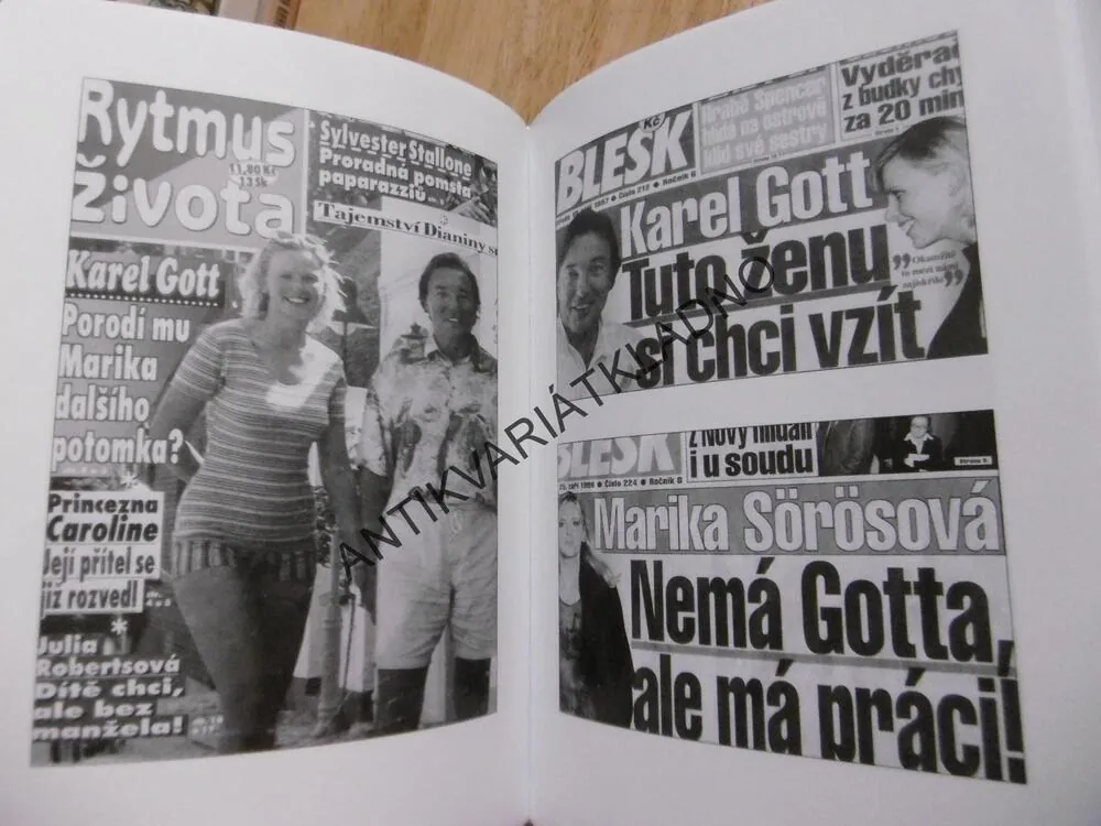MARIKA, TŘI ROKY S IDOLEM, MARIKA SÖRÖSOVA, KAREL GOTT, OLDŘICH DUDEK
