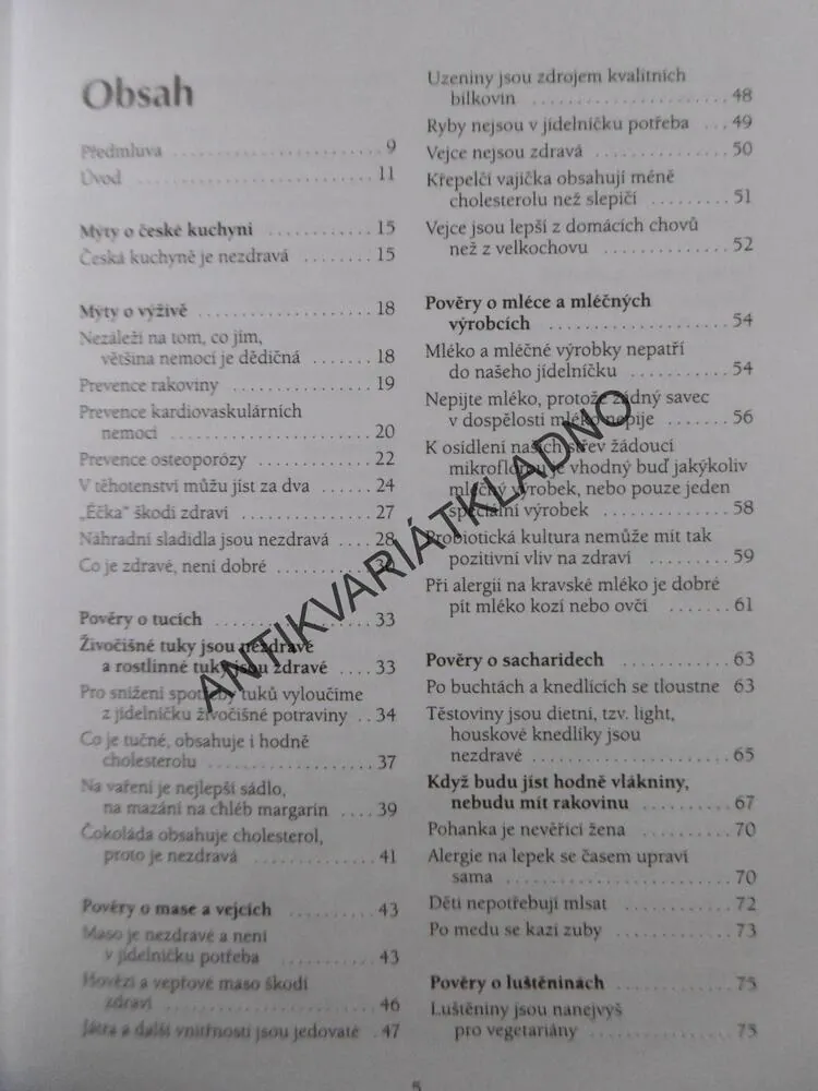 MÝTY A POVĚRY O VÝŽIVĚ, LUDMILA OLIVERIUSOVÁ -AUTOGRAM, **an