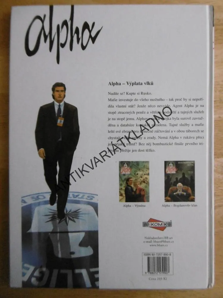ALPHA, VÝPLATA VLKŮ, JIGOUNOV MYTHIC, KOMIKS, 