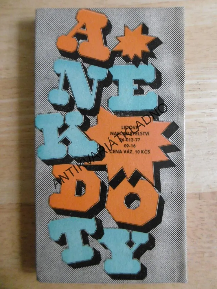 ANEKDOTY 39. V.JIRÁNKA ANEKDOTY O CIVILIZACI, JIRÁNEK, **an