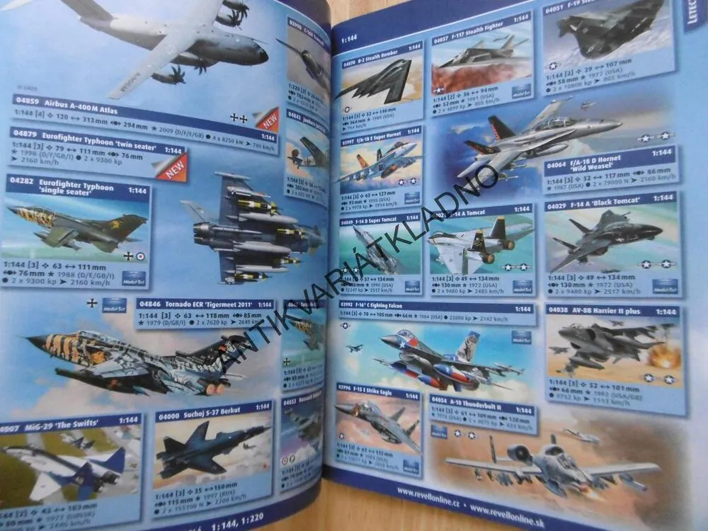 REVELL, MODEL KATALOG, CZ, SK, 2014, SPECIÁLNÍ EDICE