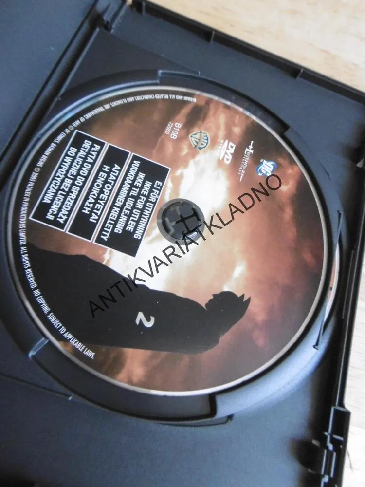 BATMAN ZAČÍNÁ, 2X  DVD FILM