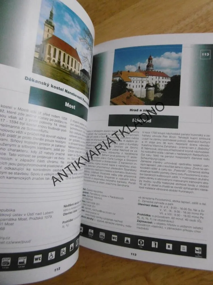 PRŮVODCE PO HRADECH A ZÁMCÍCH, PAMÁTKY ČECH, MORAVY A SLEZSKA, **an